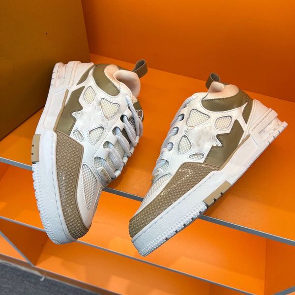 

brand-name sneakers embroidered men's casual shoes series yellow and black matching combination breathable mesh joker comfortable two-c