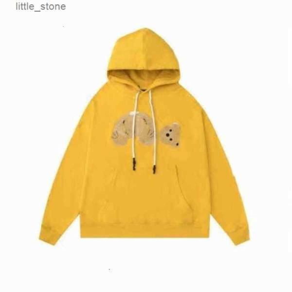 

hoodies men's sweatshirts s palms//angel men hooded autumn winter spray graffiti letters and women's loose street lovers' plu, Black