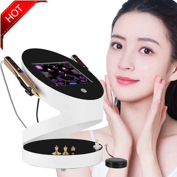 

2 in 1 portable plasma shower acne removal and plasma face lift pen spots remove machine, Black