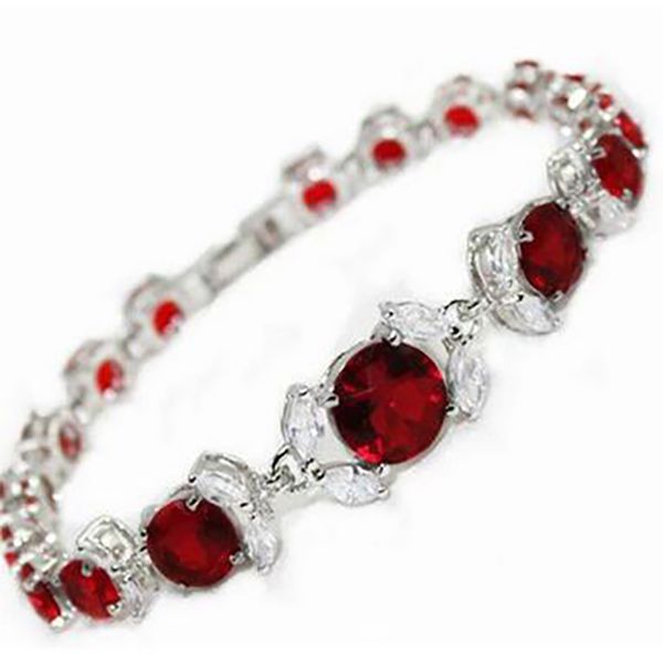 

fast shipping fine jewelry pink green blue red crystal bracelet, Golden;silver