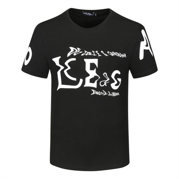 

luxury mens designer t shirt black red letter printed shirts short sleeve fashion brand designer tees p58, White;black