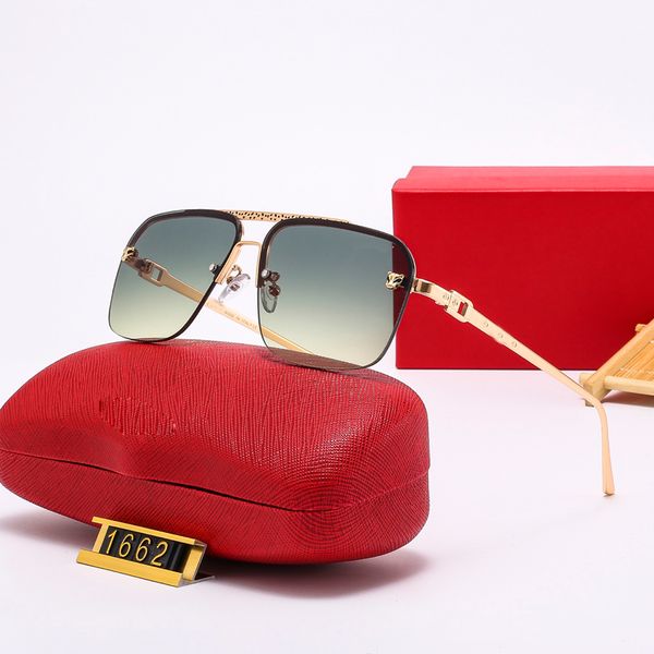

fashion carti luxury cool sunglasses designer outdoor fashion hyperlight eyewear square half frame metal gradient lens double beam design me, White;black