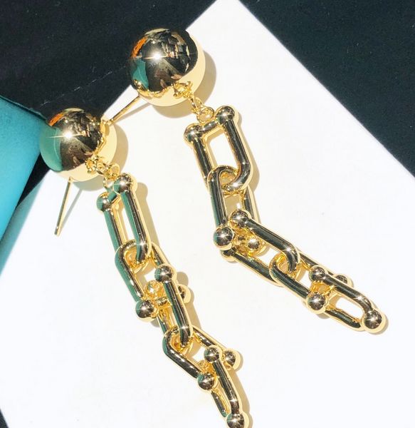 

ins new in luxury fine jewelry earrings for womens pendant k gold heart necklace with engraved beads elegance and subversion coexist, Golden