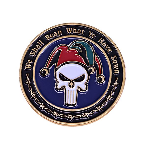

jsoc special ops group - we shall reap what ye have sown challenge coin, Blue
