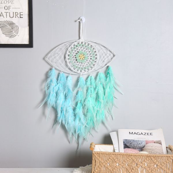 

handmade devil eye dream catcher decorative objects multi-layer wind chimes hanging lovely girl room wall decoration 1223794