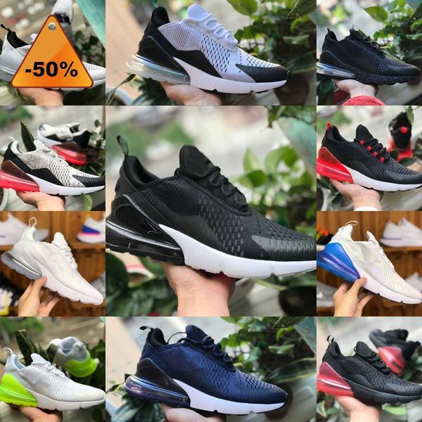 

270 designers shoes mens tennis runner sneakers dusty cactus triple black white 270s cactus be true barely rose volt women breathable mesh