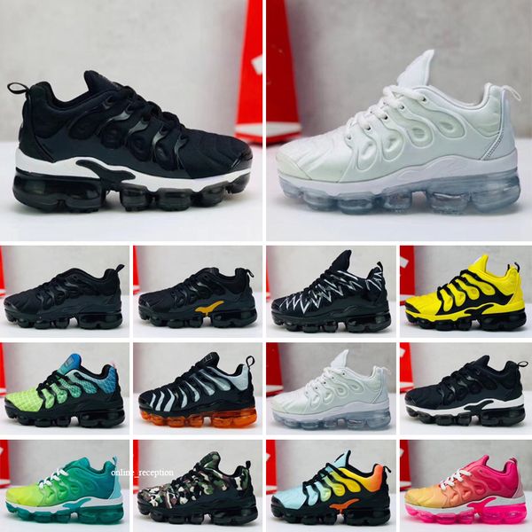 

kids cushion 2.0 sports shoes children boy girls tn tns red pink triple black white infant toddler walking plus