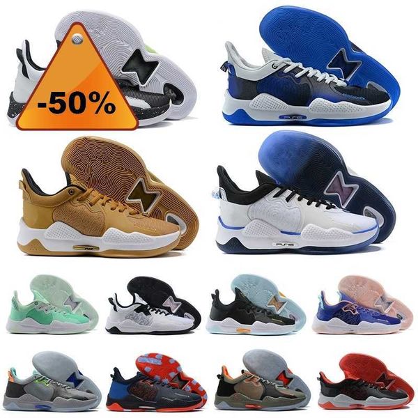 

low shoes 2021 mens paul george shoe pg 5 v pe 5s apollo missions nasa sales basketball shoes pg5 sports sneakers size us7-12