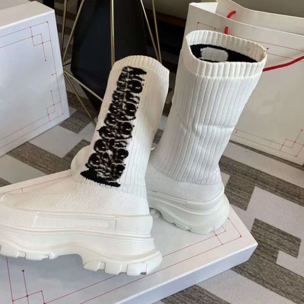 

coach socks shoes knitting boots graffiti pedal anti-skid fashion socks black and white 35-41
