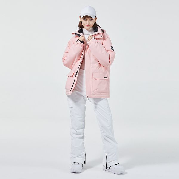 

skiing suits thick warm ski suit for women waterproof windproof and snowboard jacket pants set winter outdoor wear 221203