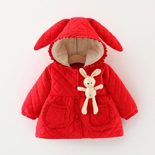 

long down coat girls dress set new autumn 2022 sweet polka dot bow kids princess dress undershirt two-piece, Blue;gray