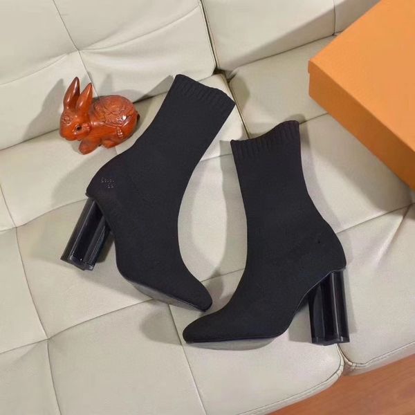 

men women canvas boot designer boots luxury platform shoes casual sneaker ankle booties leather 0819, Black