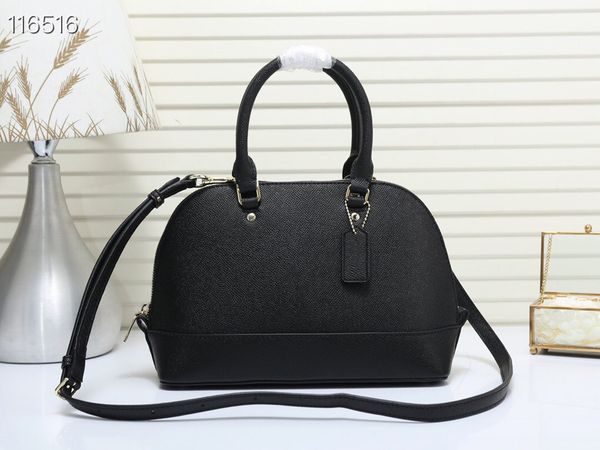 

luxury designer classic women's bag cross grain cowhide shell bag large capacity handbag retro one shoulder messenger bags