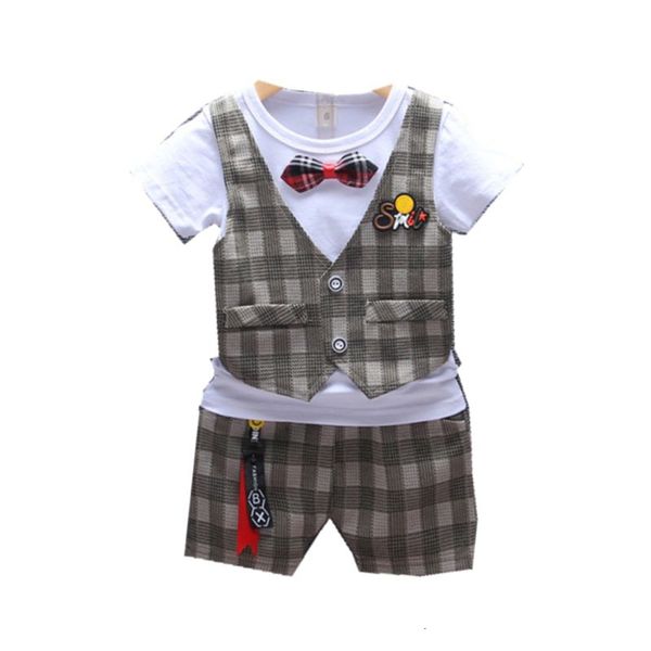 

clothing sets kids fashion boys summer baby girl clothes suit children cotton t-shirt shorts 2pcs/sets toddler casual tracksuits 221203, White