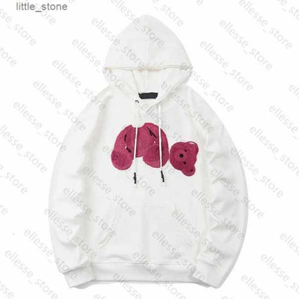 

women men's mens hoodies sweatshirts designers hoodie winter man palmes long sleeve men s womens bear luxurys hooded angles clothing cl, Black