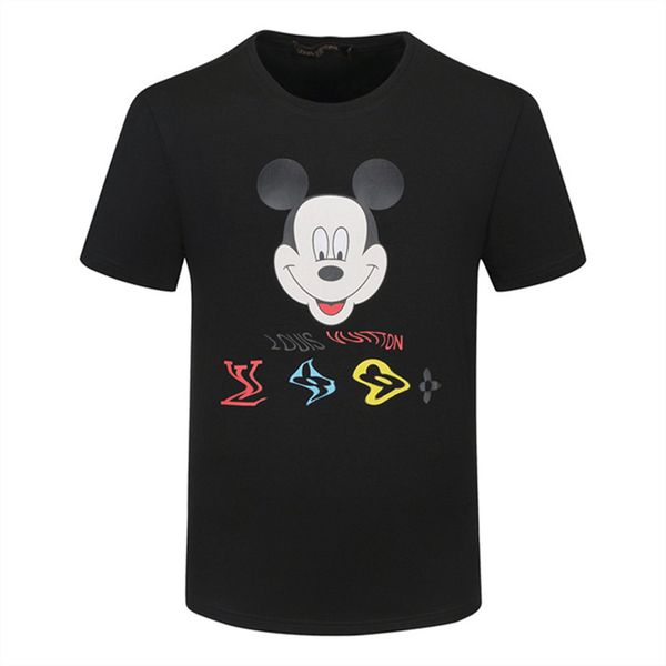 

luxury mens designer t shirt black red letter printed shirts short sleeve fashion brand designer tees p102, White;black