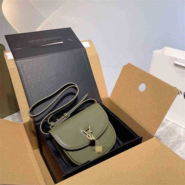 

luxury large designer leather capacity shoulder france bag brand siant lurant 2022 high-value retro messenger envelope small square fashion