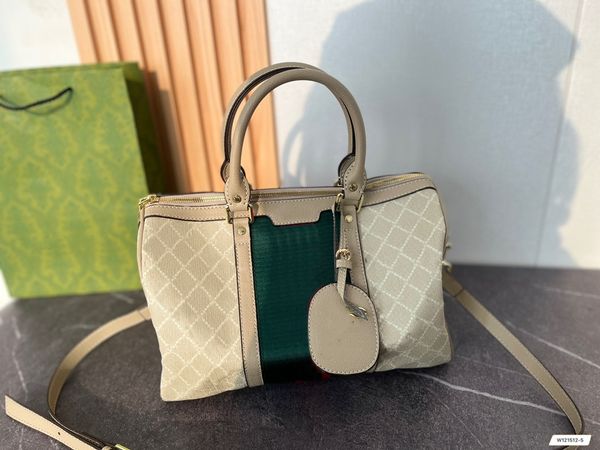 

one shoulder bag designer women's pillow bag classic decor wide stripe