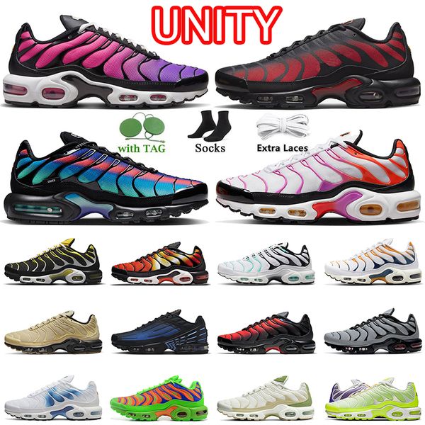 

tn plus running shoes mens women airmaxs plus 3 unity triple black white red viotech grape hyper jade bule terrascape dusk vaporizer tn3 tra