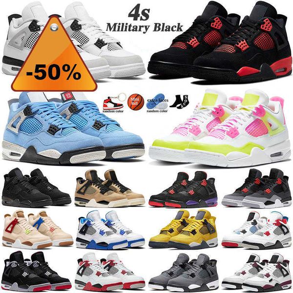 

basketball shoes designer sneakers orange laser blue neon men 4 4s eur 36-47