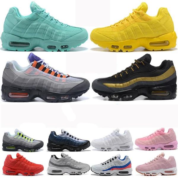

og 95 running shoes snaker outdoor sneakers men woman black and green white gold corduroy 36-45