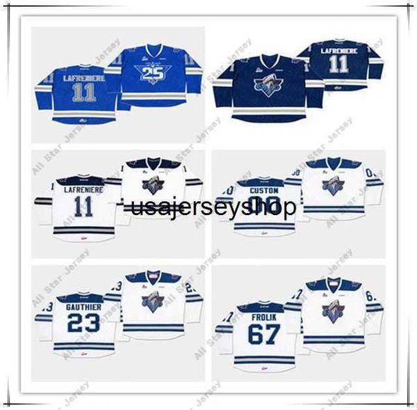 

hockey jerseys custom chl men rimouski oceanic jersey alexis lafreniere frederik gauthier michael frolik sidney crosby cedric pare dmitry, Black