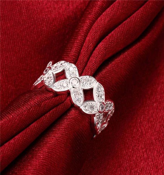 

white zircon 925 silver plate ring dmsr787 size 7new arrival sterling silver plated rings jewelry6623269