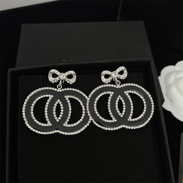 

designer wedding earrings diamond double knot wedding gift, Golden;silver