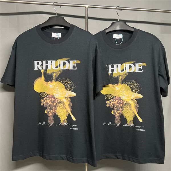 

t-shirt men's plus tees women print t shirt tee 2023ss fashion, Black;brown
