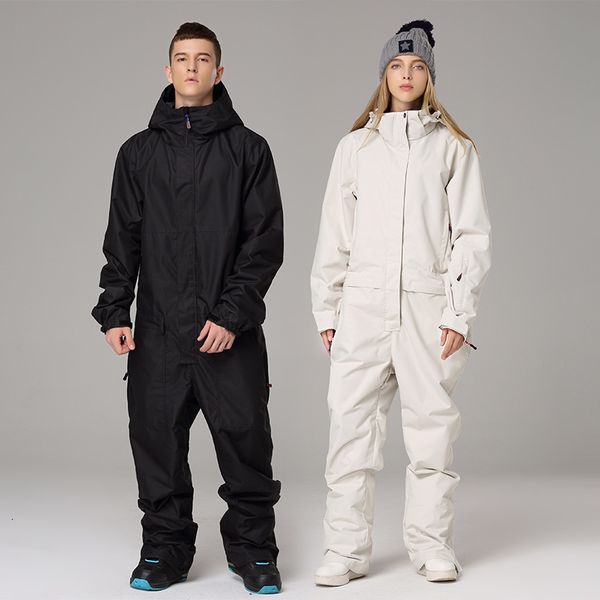 

skiing suits jumpsuit snowboard jacket men outdoor hiking set winter women overalls waterproof 221203