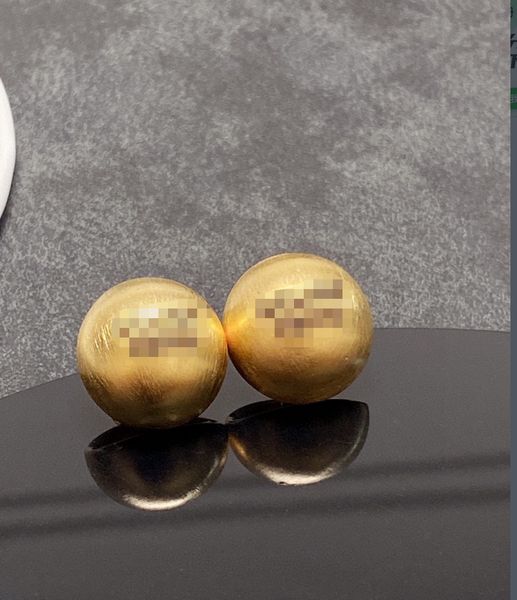 

ins new in luxury fine jewelry earrings for womens pendant k gold heart necklace with engraved beads jewelry standjewelry box, Golden