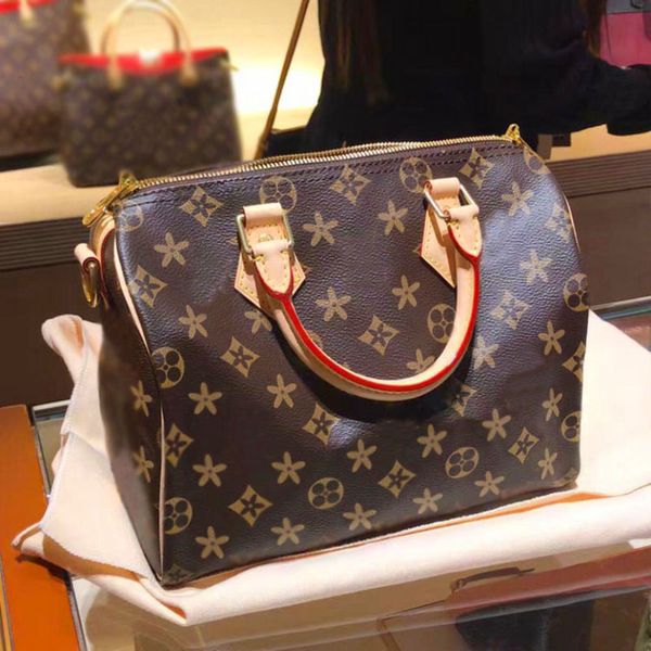 

speedypillow messenger bag handbag designer shoulder leather classic vintage fashion letters old flowers in europe and america explosion gol