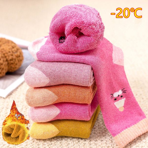

kids socks 20 5 pairs baby christmas girls boys cute warm winter for toddler boy girl high children cartoon anime sock 221203, Pink;yellow