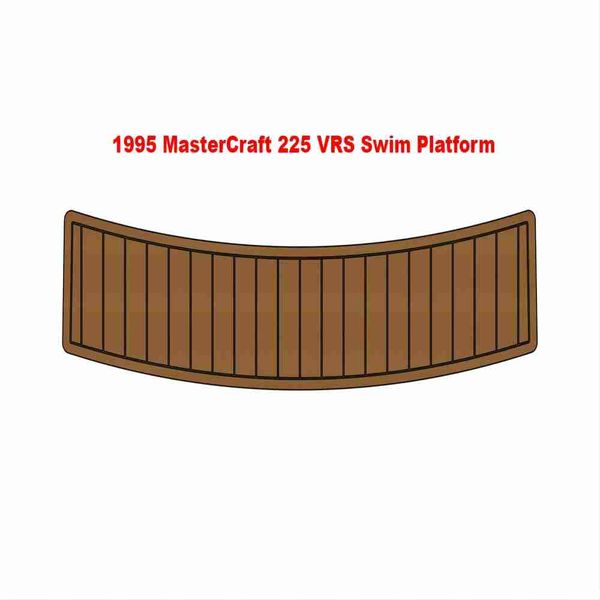 

1995 mastercraft 225 vrs swim platform pad boat eva foam teak deck floor mat