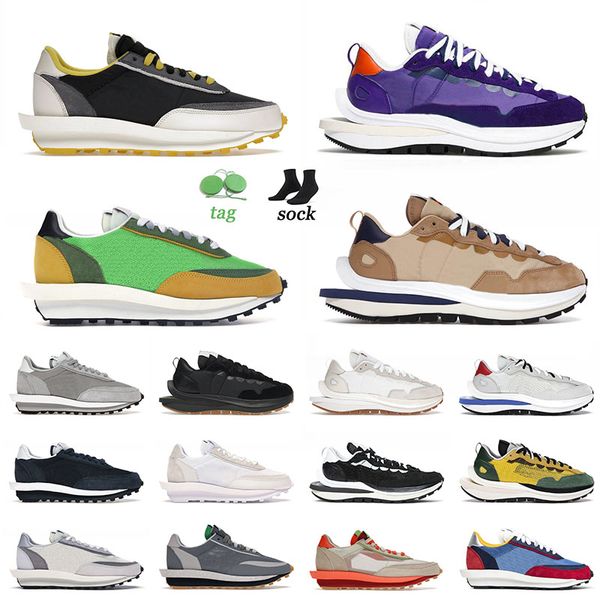 

2023 arrival blazer vaporwaffle running shoes sacai x ldv waffle sail gum black pure platinum neptune green sesame blue void men women train