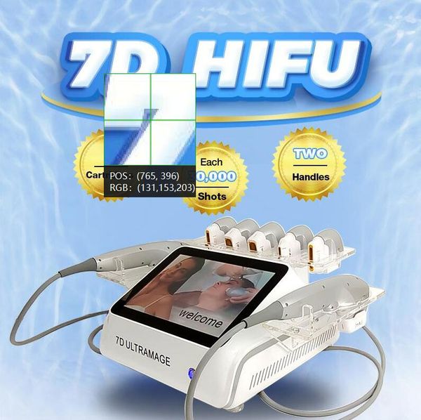

korea 7d hifu body slimming skin tightening ultrasound therapy tighten double chin obvious jaw line face lifting anti-wrinkle beauty machine