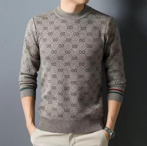 

men's sweater designer brand luxury street wear knit pullover letter sweater autum casual jumper winter mens clothing, White;black