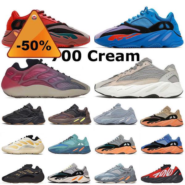 

shoes running analog trainers sports sneakers blue red cream clay brown runner 700 700s men women fade carbon sneaker hi-res runner azareth, Black