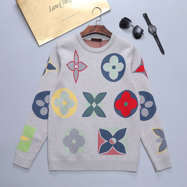 

men's sweaters mqvenc designer sweater printing men sweaters t shirt quality round long letter sleeve embroidery pullover #114, White;black