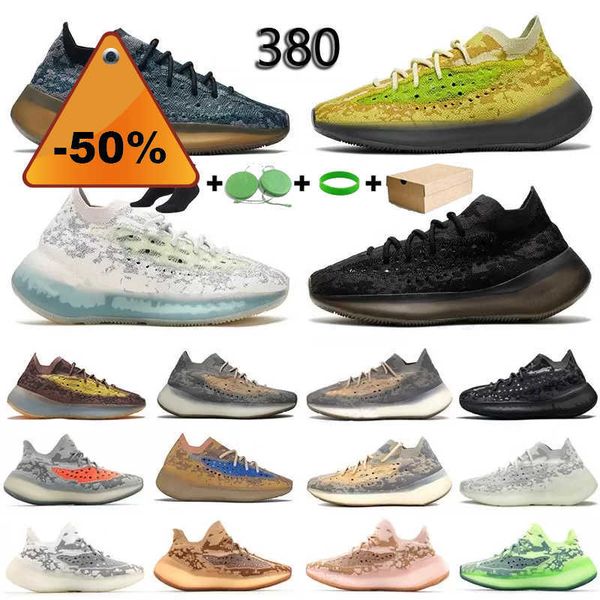

men woman 380s running shoes sneakers womens mens shoe yecoraite reflective covellite lmnte alien hylte alien blue calcite glow onyx 380, Black