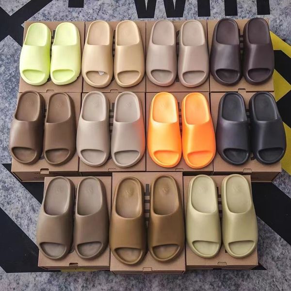 

wholesale slippers mens womens indoor outdoor super soft beach shoes embossed letter slipper trend street sandals large size 35-45, Black