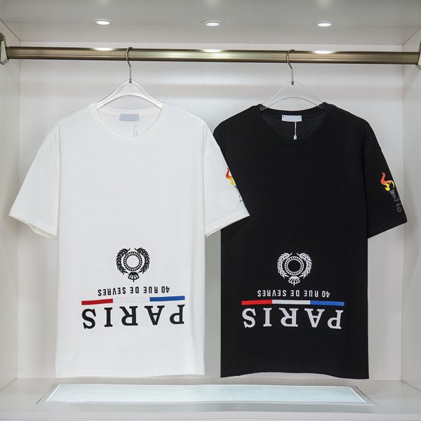 

men's plus tees polos round neck embroidered and printed polar style summer wear with street pure cotton r4r, Black;brown