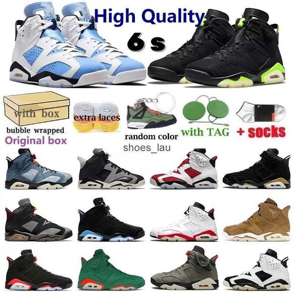 

5 unc 6 mens retro basketball shoes 5s 6s university blue electric green black infrared shattered backboard bluebird red oreo men trainers