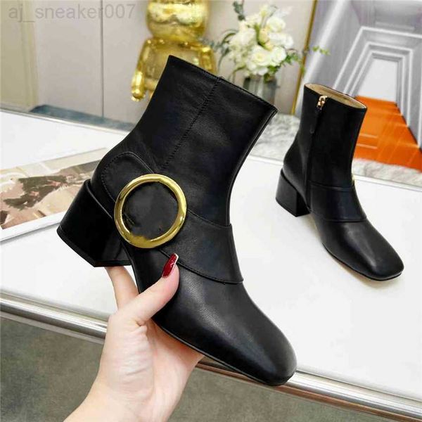 

design shoes winter boots ggity ankle booties fashion sneakers women leather high heel thick socks g boot bhr7, Black