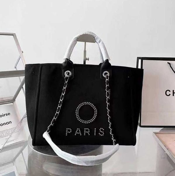 

fashion luxury women's handbags beach bags brand ch pearl label canvas women evening bag designers classic small female bobby backpack, Black;red