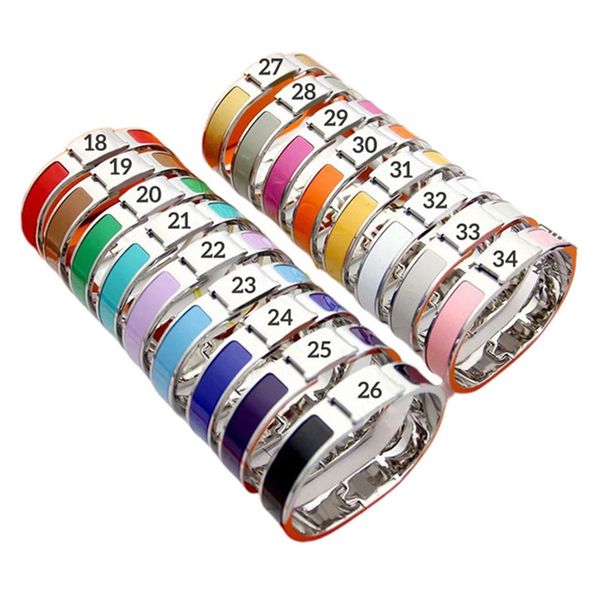 

fashion mens bracelet designer bracelets luxury jewelry women bangle fashionable accessories titanium steel alloy 17 colors rose gold silver, Golden;silver