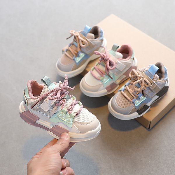 

sneakers baby girls boys casual shoes spring children toddler infant brother sister soft sole non-slip kids sneaker 221205, Black;red