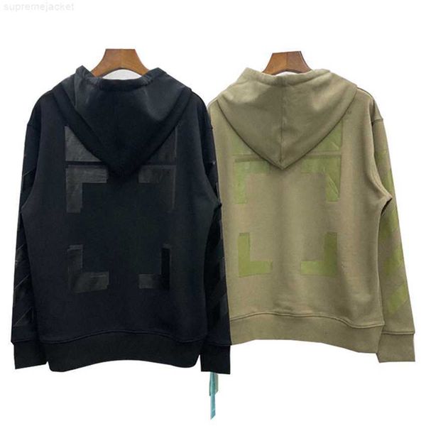 

branded hoodie sweatshirt autumn winter men's hoodie 100% cotton terry printed high weight women's 2022, Black
