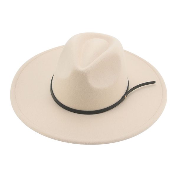 

winter hats for women fedora hat men's caps big brim 9.5cm solid belt casual new style vintage formal felted hats sombrero, Blue;gray