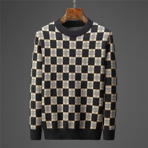 

brand sweaters fashion classic fall and winter sweater mens womens men's sweaters the latest men's clothing #11, White;black